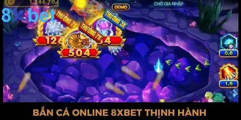 Game bắn cá online tại 8xbet đang rất thịnh hành